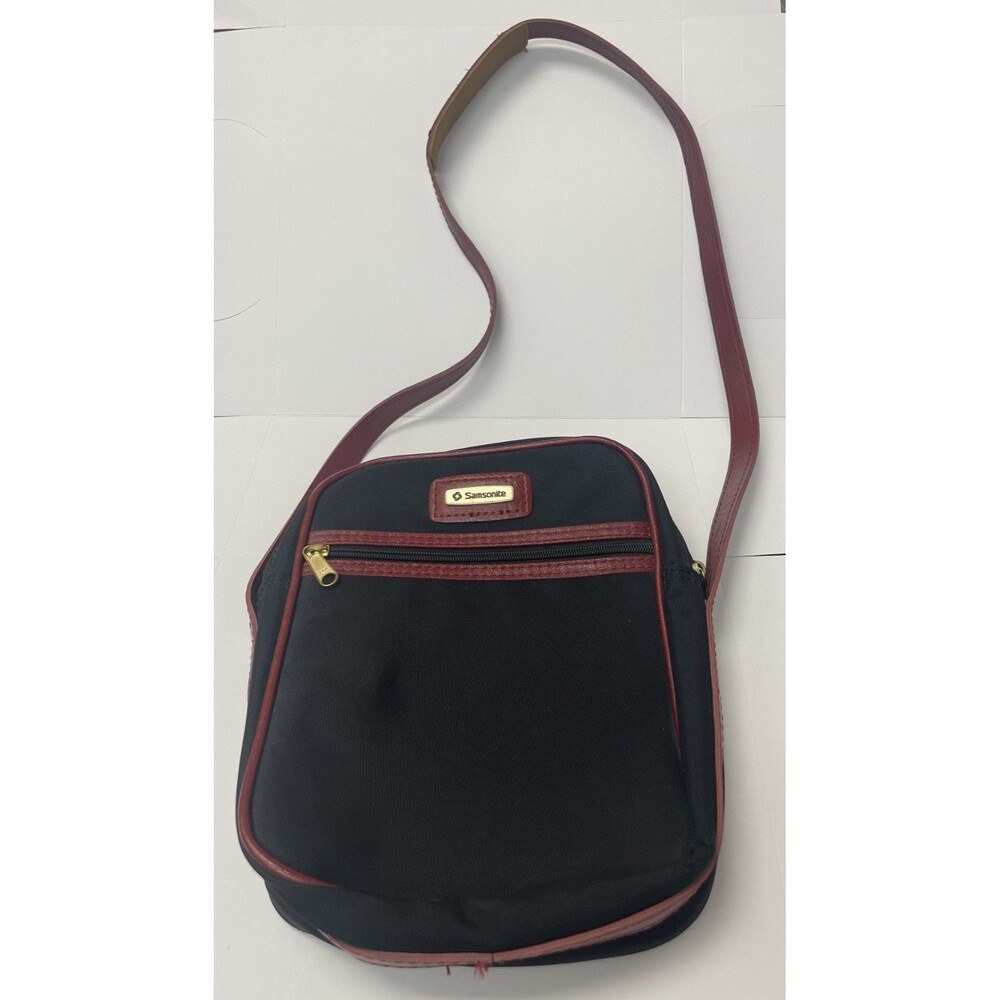 Vintage Samsonite Crossbody Carry On Luggage Shoulder Bag-10"x9"x5"
